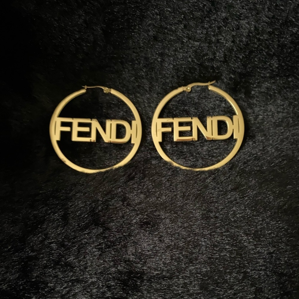 18K Gold Luxury Hoop Earrings